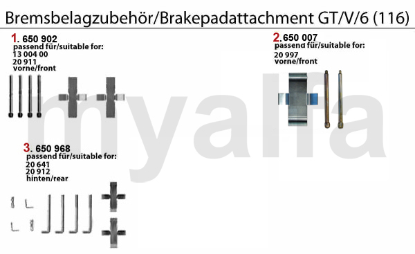 BRAKE PAD ATTACHMENT