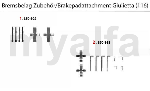 BRAKE PAD ATTACHMENT