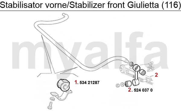 STABILIZER FRONT