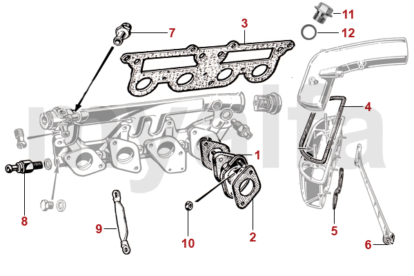 CARBURETTOR MOUNTS 45mm
