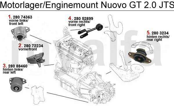 ENGINE MOUNT 2.0 JTS