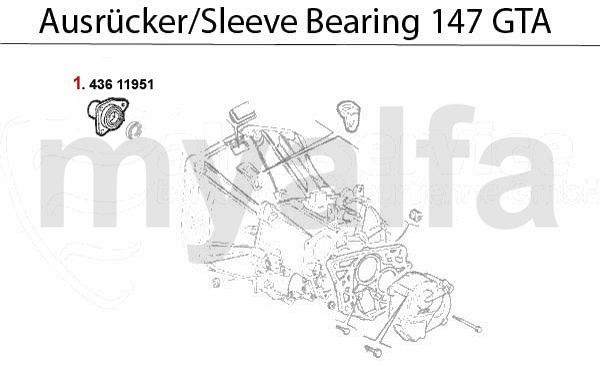 GUIDE BUSH f. SLEEVE BEARING 3.2 V6 24V/