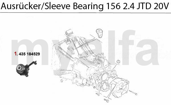 SLEEVE BEARING 2.4 JTD 20V