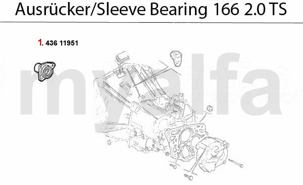 GUIDE BUSH f. SLEEVE BEARING 2.0 TS