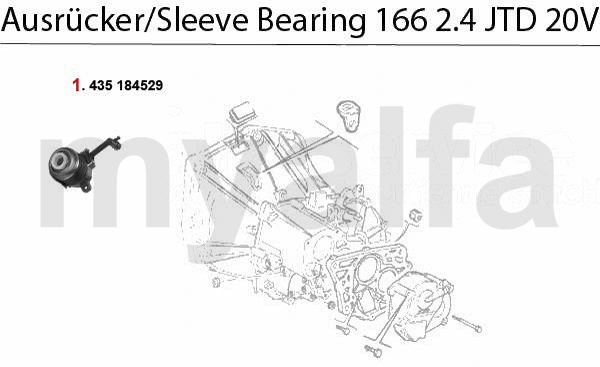 SLEEVE BEARING 2.4 JTD 20V