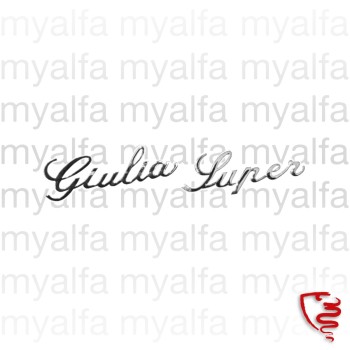 Schriftzug "Giulia Super"