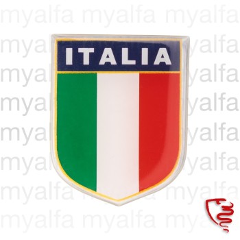 ITALIA Emblem 3D Sticker      46mm*36mm                     