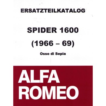 Ersatzteilkatalog Spider 1600 Bj.1966-68, 300 Seiten