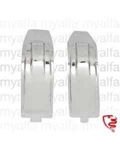 SET CHROME COVERS FOR REAR BUMPER GT BERTONE