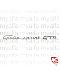 Schriftzug "Giulia Sprint GTA"
