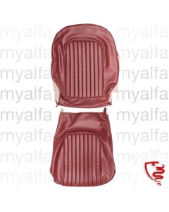 SEAT COVER SPIDER 1966-69, VINYL SKAI BORDEAUX 563, 1 PIECE BACK REST COVER