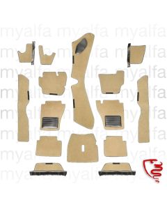 Teppichsatz Innenraum Montreal Velours hellbeige