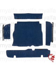 TRUNK CARPET SET MONTREAL     VELOURS BLUE                  129