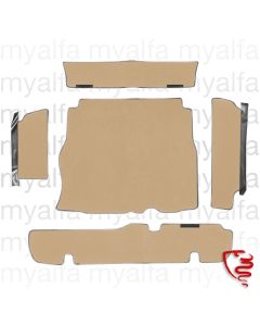 TRUNK CARPET SET MONTREAL     VELOURS BRIGHT BEIGE          118