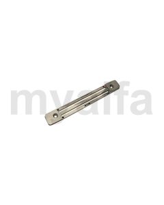 HEATER FASCIA PANEL CHROME GIULIA / GT BERTONE / SPIDER 1970-85 WITH CONSOLE