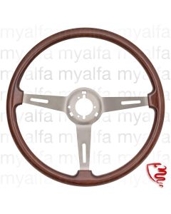 Lenkrad Holz tiefgeschüsselt 380mm, Hupentastenausschnitt 57mm, Typ "Personal" 