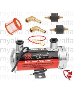 Bensinpump FACET RED TOP COMPETITION KIT (152 L/H) 
