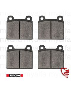 BRAKE PADS 1750/2000, 1600 1986-93 FRONT, OEM QUALITY