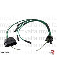 Zündkabelsatz 7mm Vergasermodelle, grün, Premiumqualität