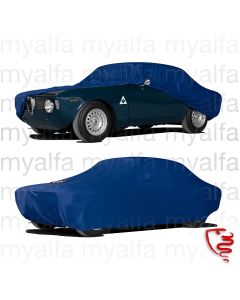 Biltäcke  Skräddarsydd Alfa Romeo GT Bertone med Logo, blå