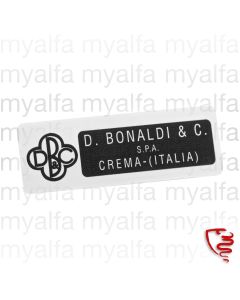 Dekal Bonaldi / Crema      Bremsservo, silver 