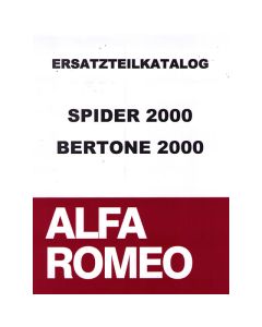Reservdelskatalog Spider 2000/ GT Bertone 2000, 670 Sidor