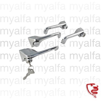 SET OUTER DOOR HANDLES GIULIA 1962-69 FRONT AND REAR