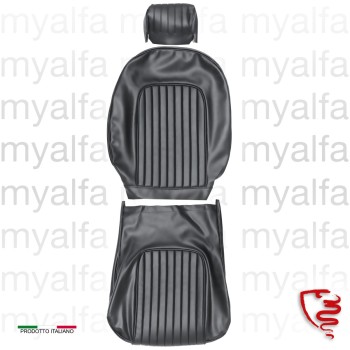 SEAT COVER SPIDER 1969-77 LEATHER BLACK