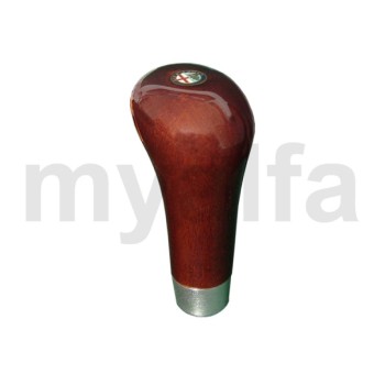 SHIFT KNOB WOOD WITH SMALL BADGE
