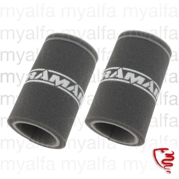 SET FILTER SLEEVES (2pc) FOR BEND AIR HORNS: 150mm