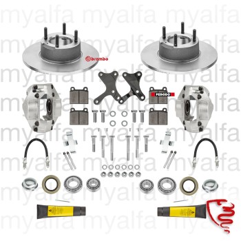 FULL CONVERSION KIT FOR THE FRON BRAKE FROM DRUM TO DISC FOR 750 AND 101 SPRINT / SPIDER
