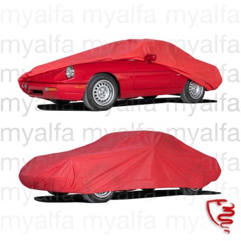 CAR COVER ECOLINE SPIDER 105/115 AND GT BERTONE, RED
