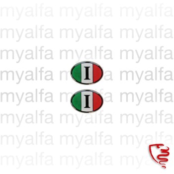 NATIONALITY PLATE 36x25mm     ITALY self-adhesive - oval/2  