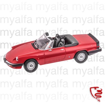 ALFA ROMEO SPIDER 1983-86 RED 1:18, LIMITED EDITION