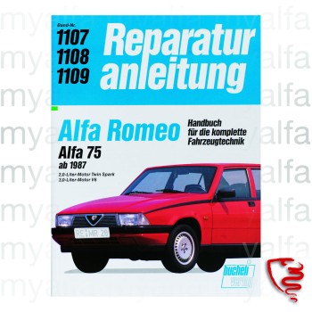 REPAIR INSTRUCTIONS ALFA ROMEO 75 -GERMAN LANGUAGE-
