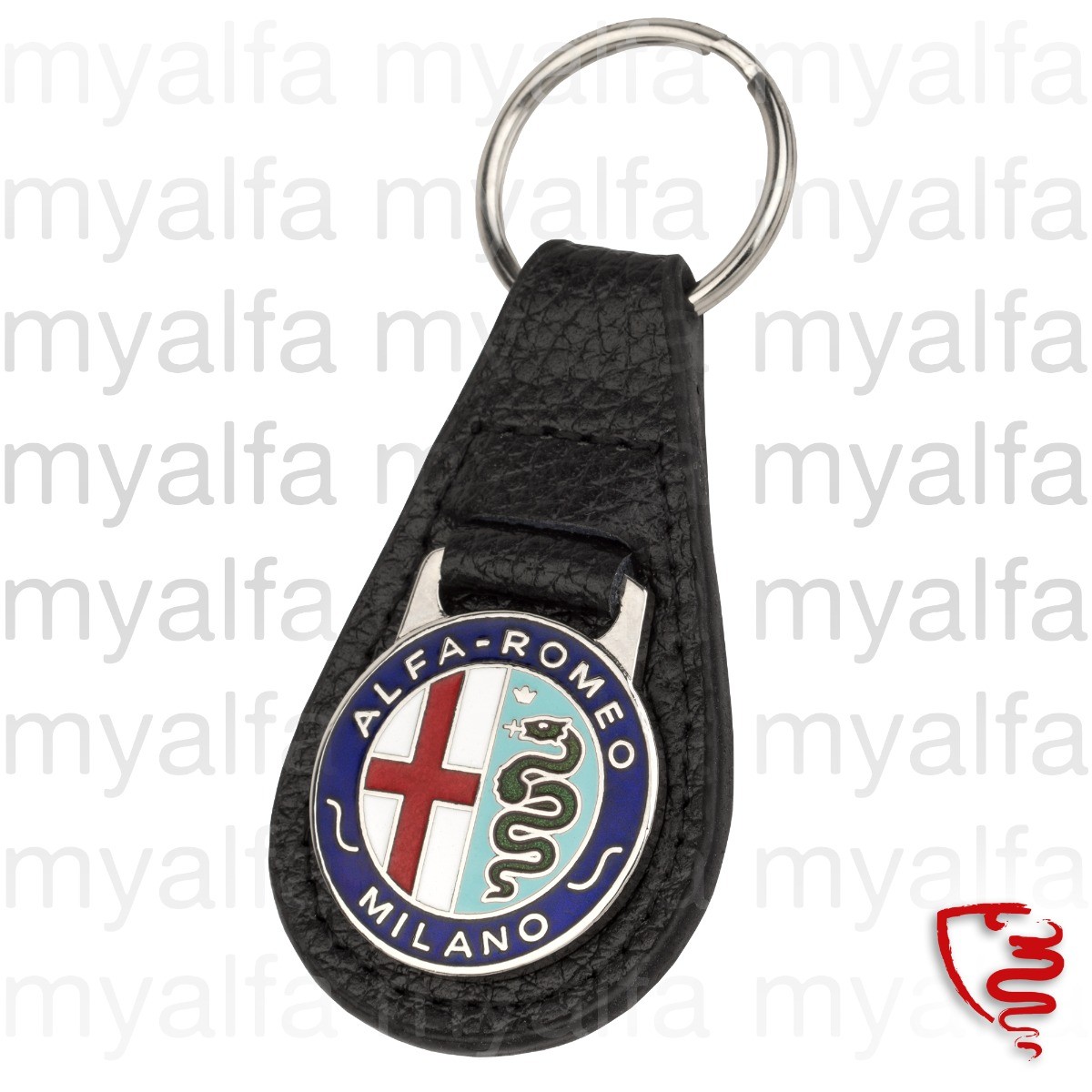 Alfa romeo leather best sale keyring