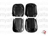 SEAT COVER GIULIA SPIDER      (2SEATS) TYPE 101,BLACK WITH  BLACK BORDER