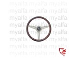 STEERING WHEEL 360mm WOOD FROSTED SPOKES NARDI WITH GERMAN ABE