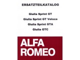 SPARE PARTS CATALOGUE GIULIA  SPRINT GT/GT VELOCE/GTA/GTC,  510 PAGES