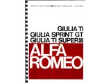 REPAIR INSTRUCTIONS 105       1st SERIES GIULIA TI/SUPER,   SPRINT GT, GERMAN LANGUAGE