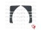 SET OUTER FRONT GRILLE (2 PC) SPRINT GTV 1966-68            (3 CHROME STRIPS) METAL
