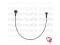 REAR HANDBRAKE CABLE DUNLOP   BRAKE, 1964-67 RIGHT          