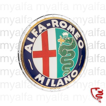 Emblem 55 mm Alfa Romeo Milano emailliert 