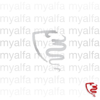 Aufkleber "myalfa" silber, 8  cm                            