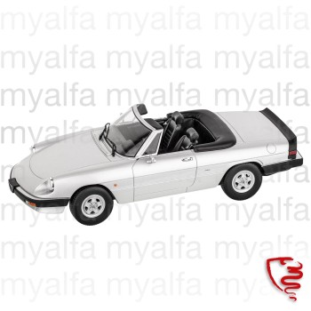 Alfa Romeo Spider Bj.1986-89 silber 1:18, Limited Edition