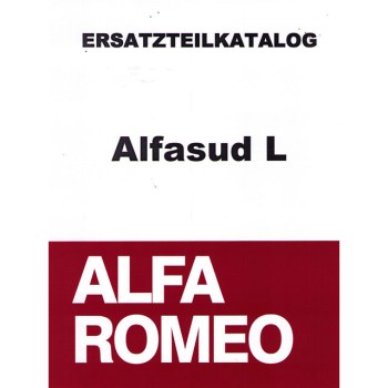 Ersatzteilkatalog Alfasud     Alfasud L, 180 Seiten         