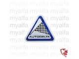 Emailleschild "Autodelta"     550x500 mm                    