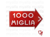 Emailleschild "MILLE MIGLIA" 300x200mm                      