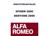 Ersatzteilkatalog Spider 2000/ GT Bertone 2000, 670 Seiten