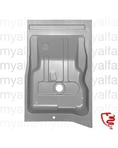 Bodenblech hinten rechts - 105/115 Giulia Bj.1969-78, 4 Sitzschienenschrauben